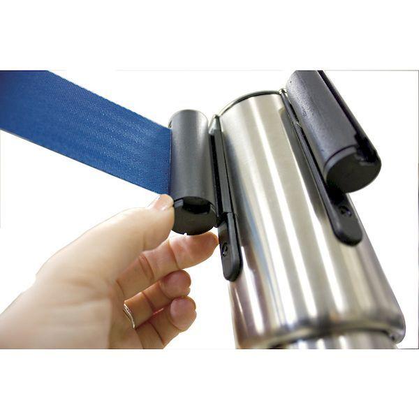 テラモト  SU6605002 ベルトパーテーションスタンドＤ（ステン）ベルト赤 ステンレス |  | 02