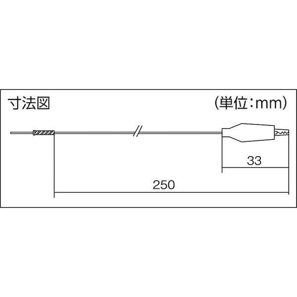 あすつく対応 「直送」 テイシン電機  TLA50 テストリード２５ｃｍチェックピン⇔シールドクリップＳ ２本入 |  | 01