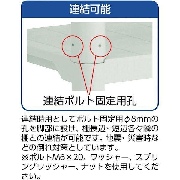 【個人宅配送不可】【個数：1個】ＴＲＵＳＣＯ TPTK2233C 直送 代引不可・他メーカー同梱不可 プラ棚軽量型　高さ６９７−３段タイプ　コーナー |  | 02