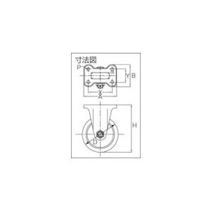 あすつく対応 「直送」 イノアック  TR130AWK 牽引台車用キャスター　固定金具付　Φ１２５ |  | 01