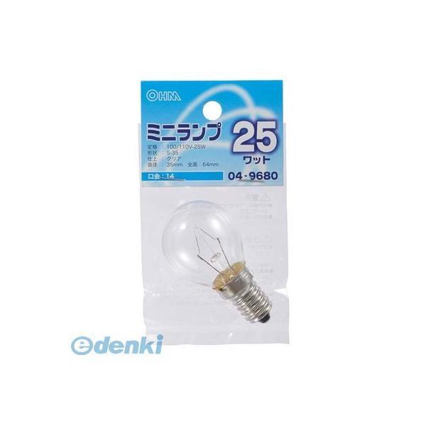 オーム電機 LB-S3425-C ミニランプ（S35/25W/クリア/E14） LBS3425C LB-S3425-C S35型 | 