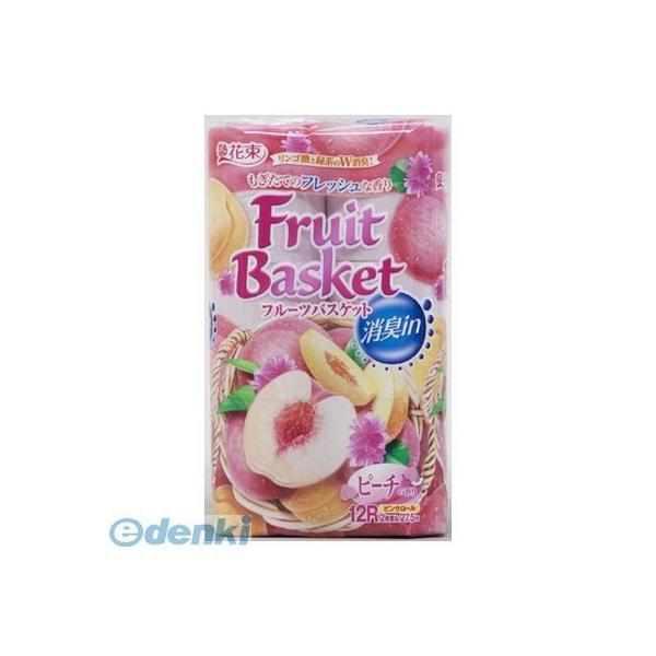 【納期-約3週間】【同梱不可】【お一人さま1点限り】丸富製紙 4902727008658 フルーツバスケット消臭ｉｎピーチ12ロールダブル×8パック　27.5ｍ | 