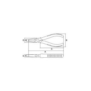 あすつく対応 「直送」 スリーピークス（3.PEAKS） ［TC-7Z］ トップカッター バネ付 １４０ｍｍ TC7Z |  | 01