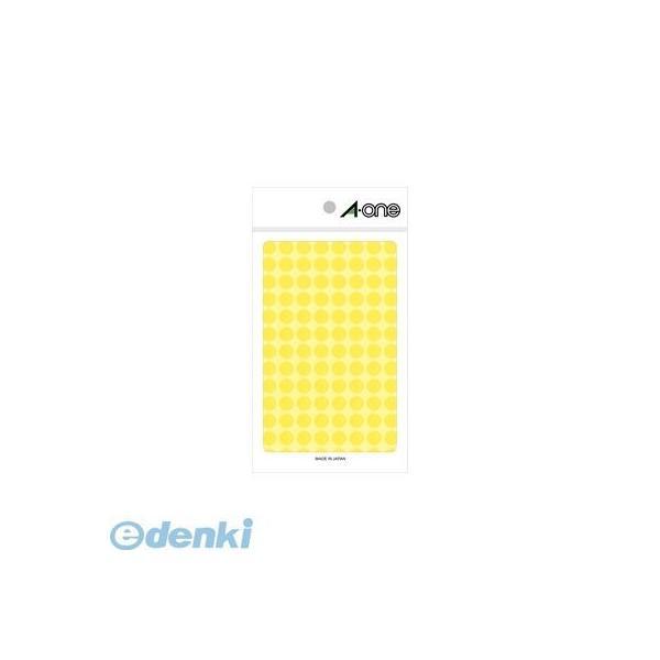 A-one エーワン 07004 カラーラベル 丸型 ９ｍｍφ 黄【１Ｐ１４シート（１４５６片）】 丸型9mm径 スリーエム 3M | 