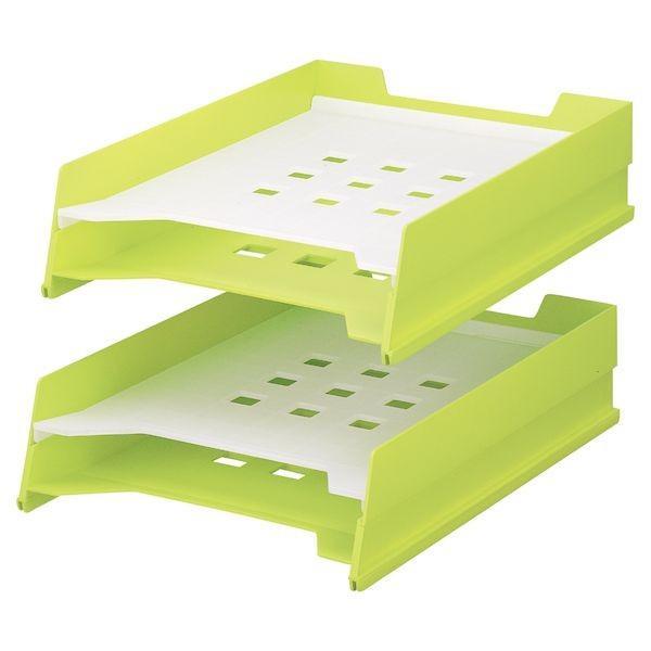 リヒトラブ LIHIT LAB. A-7300-6 マルチレタートレー Ａ４ ６黄緑 LIHITLAB A4タテ A7300-6 |  | 02