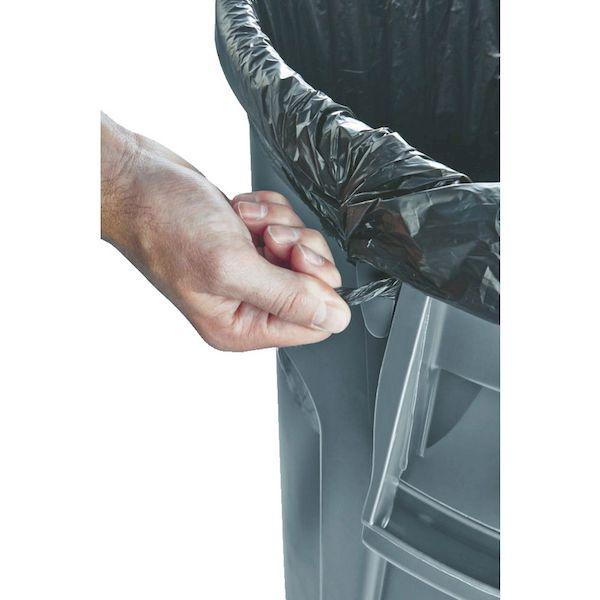 ニューウェル・ラバーメイド社 エレクター 1779739 直送 代引不可 ラウンドブルートコンテナ スリット付き ２０８．２Ｌ ブラック |  | 02