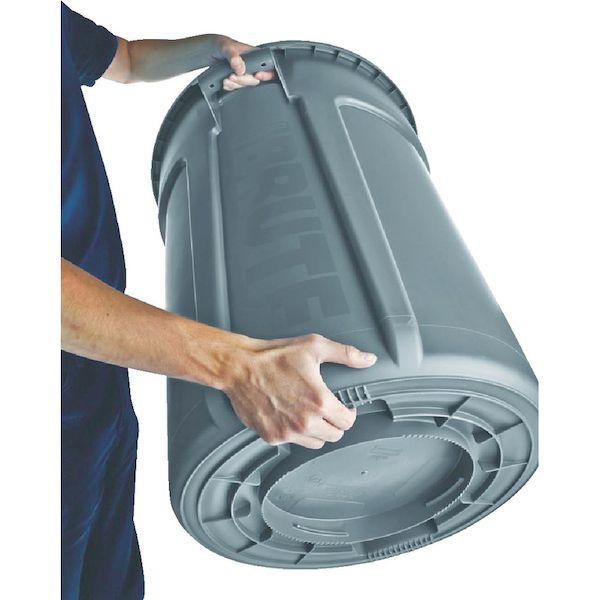 ニューウェル・ラバーメイド社 エレクター 1779739 直送 代引不可 ラウンドブルートコンテナ スリット付き ２０８．２Ｌ ブラック |  | 03