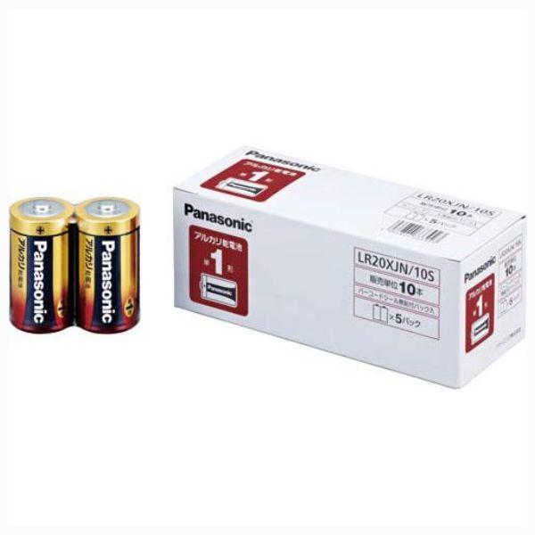 在庫 パナソニック  LR20XJN/10S アルカリ電池 単１ １０個 オフィス【１０本】 アルカリ乾電池 単1形 あすつく対応 |  | 01