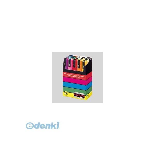 三菱鉛筆  PC-5M.15C ポスカ　ＰＣ−５Ｍ　１５色セット【１セット】 PC5M.15C | 