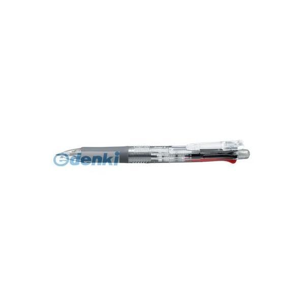 ゼブラ ZEBRA B4SA1-C クリップ−オン マルチ 透明【１本】       B4SA1C クリップオンマルチ 多機能ペン | 