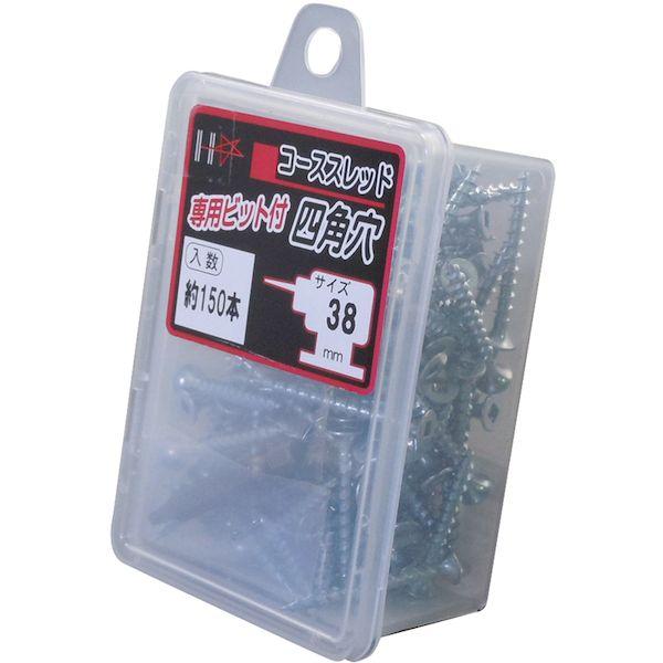 ダイドーハント  10176653 ＨＣ 四角穴コース ＃２ビット付 ３８ 約１５０本 | ブランド登録なし | 02