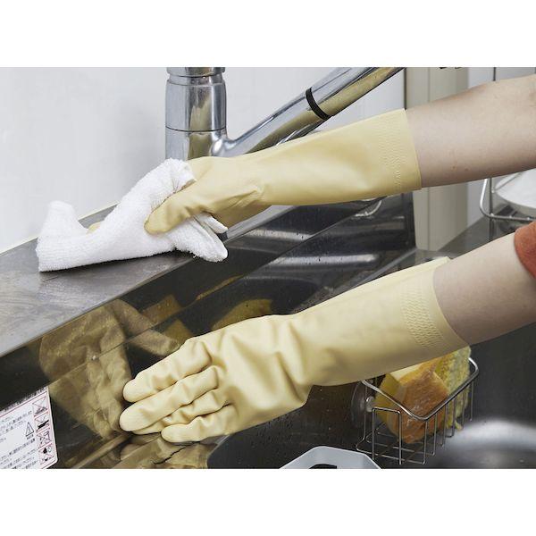 あすつく対応 「直送」 トウワコーポレーション 266M 天然ゴム手袋 ビューティー中あつ手 Ｍ |  | 01