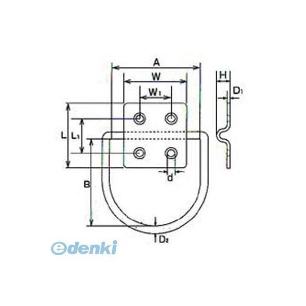 水本機械製作所  B848 ステンレス ハンガーユニットD型 33mm×33mm HD-5 ステンレス皿木捻子付 B-848 |  | 01