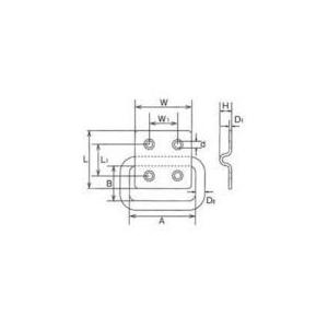 あすつく対応 「直送」 水本機械製作所  B858 ステンレス ハンガーユニットSQ型 18mm×36mm B-858 HQ-2 |  | 01