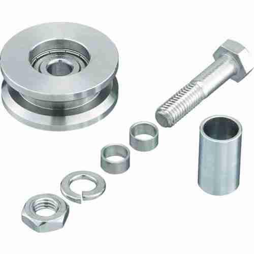 あすつく対応 「直送」 【個数：1個】 ダイケン  DS100V ステンレス製重量戸車用車輪 車径Φ１００ DAIKEN DS100V-4031 | DAIKEN