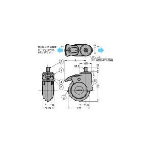 あすつく対応 「直送」 スガツネ工業  MX125N16S ２００１３００５５ ＭＸ−１２５Ｎ１６Ｓ大型デザインキャスター MX-125N16S |  | 02