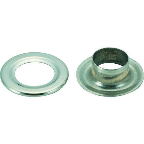 あすつく対応 「直送」 トラスコ中山  PTHPBN12 両面ハトメ 真鍮ニッケルメッキ １２ｍｍ ２０組入 ブリスターパック入 TRUSCO | 