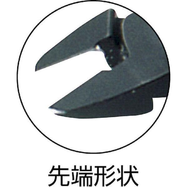 あすつく対応 「直送」 RX8162 電子斜めニッパー 銅線切断Φ０．３〜１．６ 全長１４７．０ｍｍ | ブランド登録なし | 01
