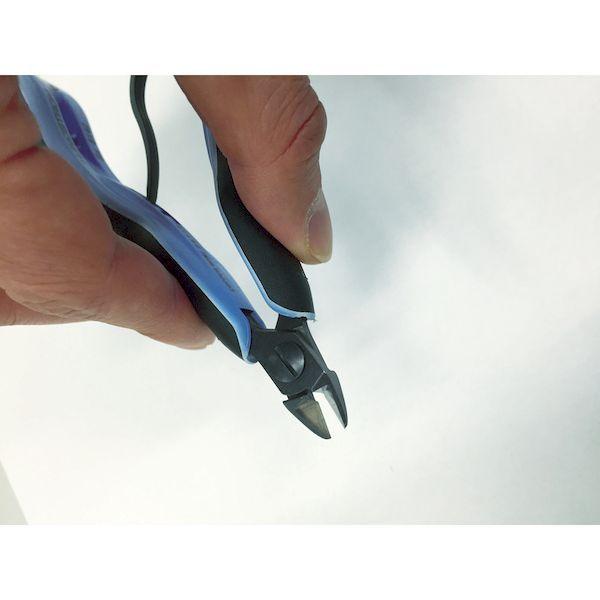 あすつく対応 「直送」 RX8162 電子斜めニッパー 銅線切断Φ０．３〜１．６ 全長１４７．０ｍｍ | ブランド登録なし | 04