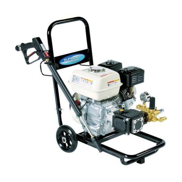 【個数：1個】スーパー工業 SEC10152N 直送 代引不可・他メーカー同梱不可 エンジン式高圧洗浄機ＳＥＣ１０１５−２Ｎ コンパクト＆カート型 | 