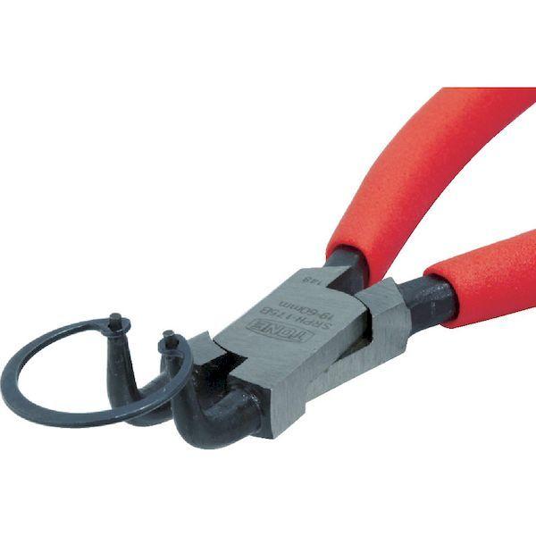 あすつく対応 「直送」 前田金属工業  SRPH125BF スナップリングプライヤ ベントタイプ 穴用 全長１３０ｍｍ リング使用範囲８〜２５ｍｍ SRPH-125BF トネ |  | 02