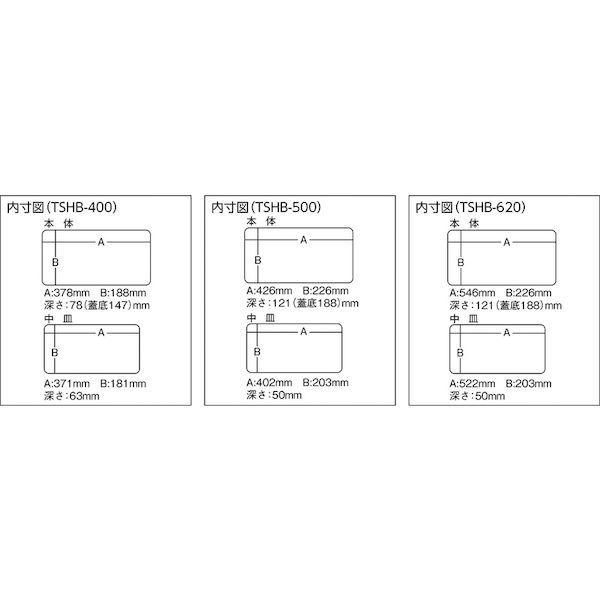 あすつく対応 「直送」 トラスコ中山  TSHBB スーパーハードボックス用樹脂バックル TRUSCO TSHB-B | ブランド登録なし | 04