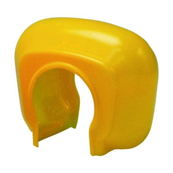 【個数：1個】 トラスコ中山  TTCKY 単管クランプカバー イエロー １００個入 TRUSCO TTCK-Y | 