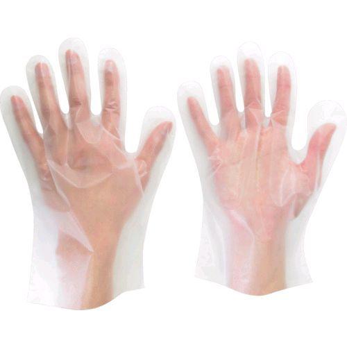 あすつく対応 「直送」 ミドリ安全 VERTE510NL ポリエチレン製ディスポ手袋 Ｌサイズ １００枚入 | 