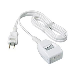 パナソニックエコソリューショ WHS2621WKP ザ・タップスイッチ 1コ口 2mコード付 | 