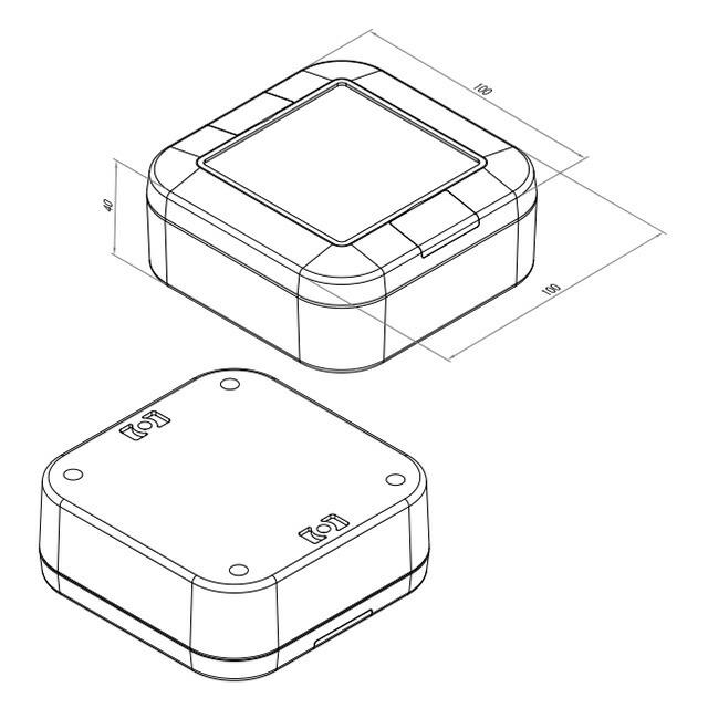 あすつく対応 「直送」 タカチ WP10-10-4G 【4セット】直送 代引不可・他メーカー同梱不可 WP型耐候性防水ボックス ホワイトグレー |  | 01