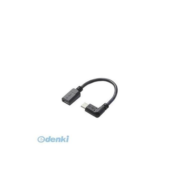 ELECOM エレコム TB-MBFMBR01BK L字MicroUSB変換アダプタ TBMBFMBR01BK | 