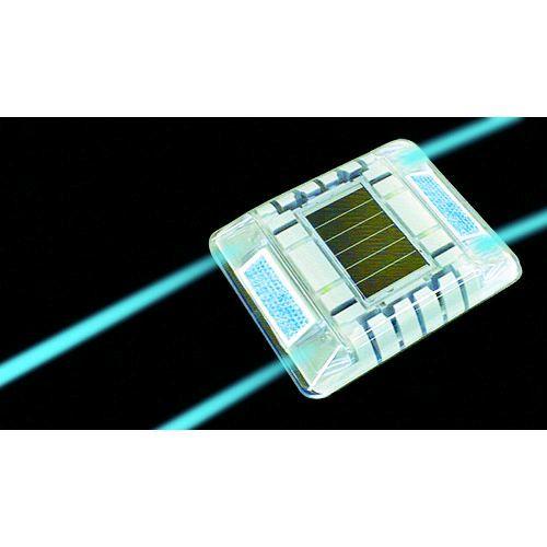 あすつく対応 「直送」 キャットアイ  LE2602B ルミナスアイ・マイティ ソーラー式常灯 両面 青 | 