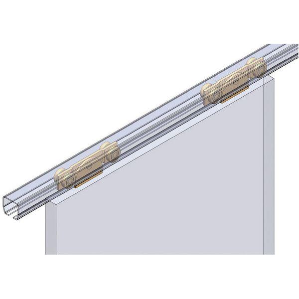 あすつく対応 「直送」 ＨＥＬＭ　ＨＥＬＬＡＳ  21HE4WHBAY ニコ ２１号ドアハンガー用 ベアリング複車 溶接 | ブランド登録なし | 01