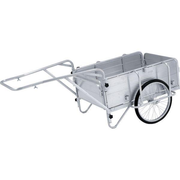 アルインコ HKW180 直送 代引不可・他メーカー同梱不可 アルミ製折りたたみ式リヤカー ALINCO HKW-180 |  | 03