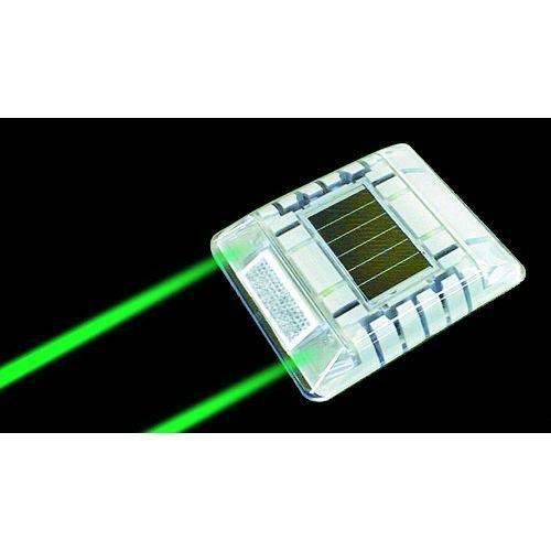 あすつく対応 「直送」 キャットアイ  LE260G2 ルミナスアイ・マイティ ソーラー式点滅 片面 緑 | 