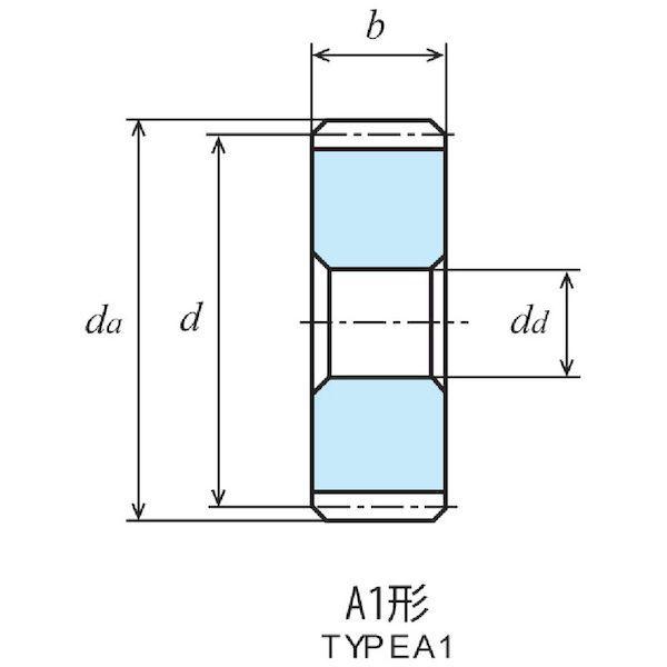 あすつく対応 「直送」 協育歯車工業  S1S60AM1010F KG 平歯車 モジュール1．0 S45C A1形 | ブランド登録なし | 01