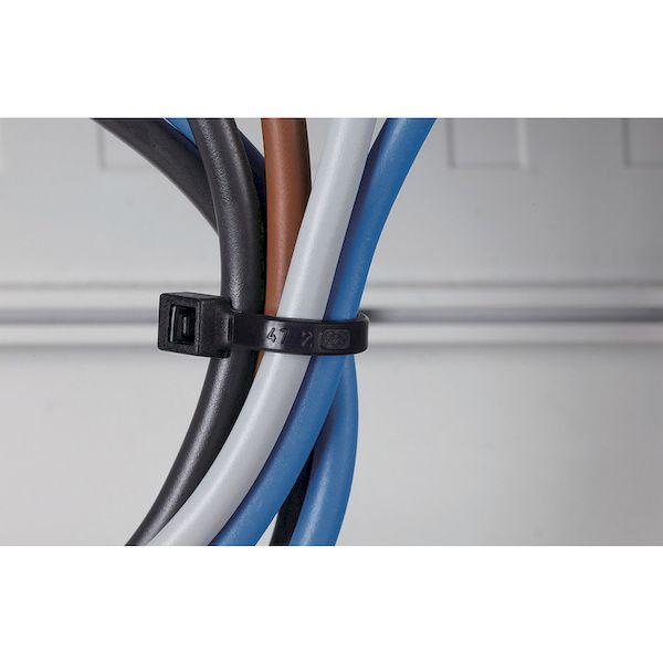 あすつく対応 「直送」 ＳａｐｉＳｅｌｃｏ  SEL.3.202 SapiSelco セルフィット ケーブルタイ黒 2．5mm×100mm 最大結 | ブランド登録なし | 02