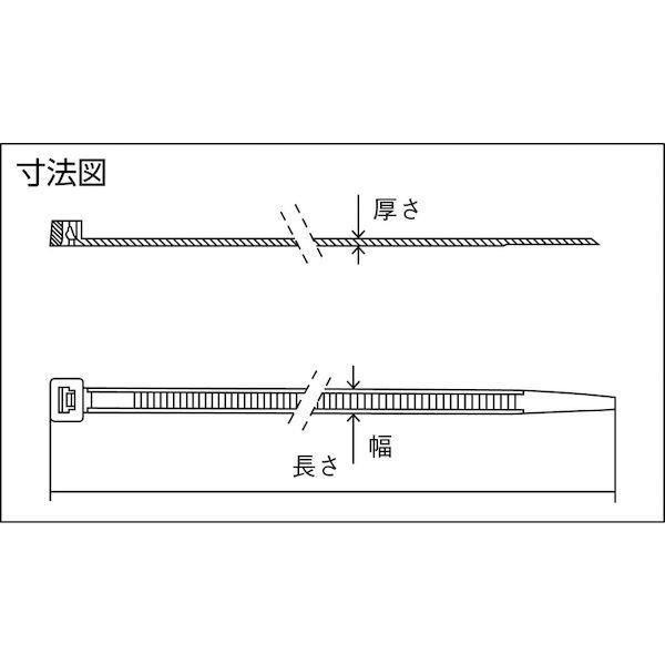 あすつく対応 「直送」 ＳａｐｉＳｅｌｃｏ  SEL.3.202 SapiSelco セルフィット ケーブルタイ黒 2．5mm×100mm 最大結 | ブランド登録なし | 03