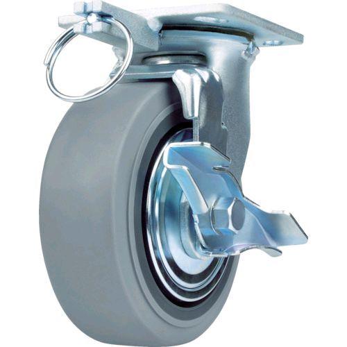 あすつく対応 「直送」 ＳＡＭＳＯＮＧ　ＣＡＳＴＥＲ TP6660MIRBBTGTLB 重荷重用キャスター 自在 ゴム車１５０ｍｍ ブレーキ付 | ブランド登録なし