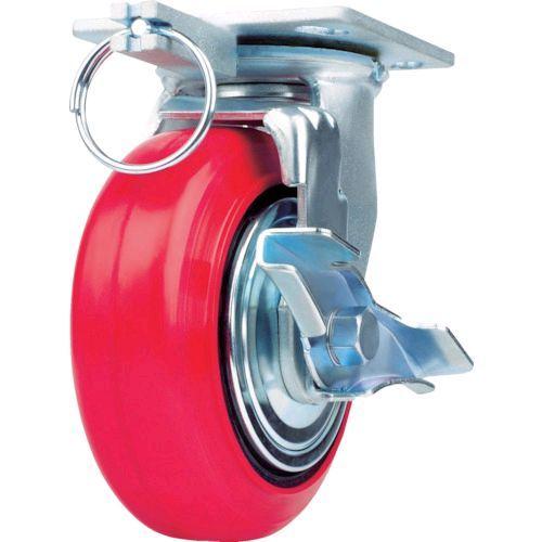 あすつく対応 「直送」 ＳＡＭＳＯＮＧ　ＣＡＳＴＥＲ TP6660PCITGTLB 重荷重用キャスター 自在ストッパー付 耐湿ウレタン車１５０ｍｍ | 