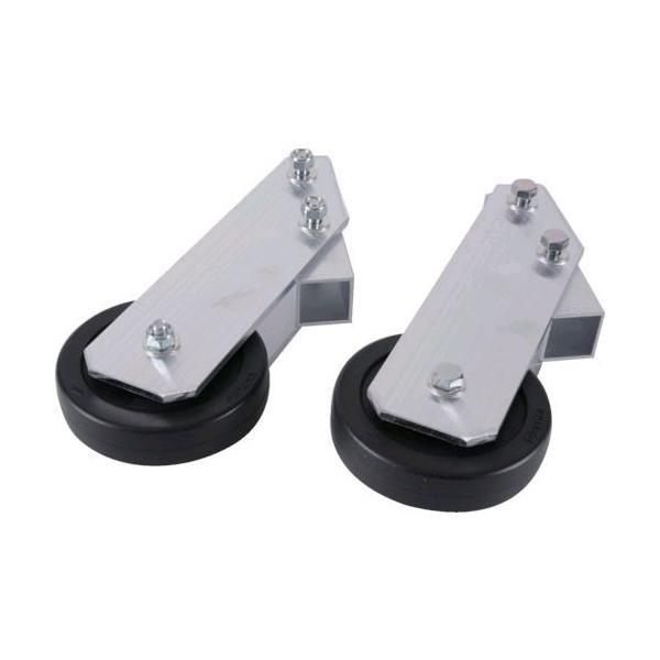 あすつく対応 「直送」 【個数：1個】 トラスコ中山  TSFHC2 ５段アルミ作業用踏台背面キャスター ２個１セット TSF-HC2 | 