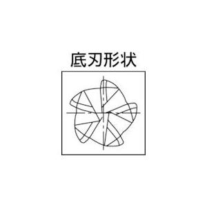 UVXLTI5FL20X100 ＦＸコート チタン合金加工用不等リードエンドミル ５刃ロング ＵＶＸ コーナー半径０ｍｍ 刃径２０ｍｍ 刃長８０ｍｍ 首下長１００ｍｍ ８５５ |  | 01