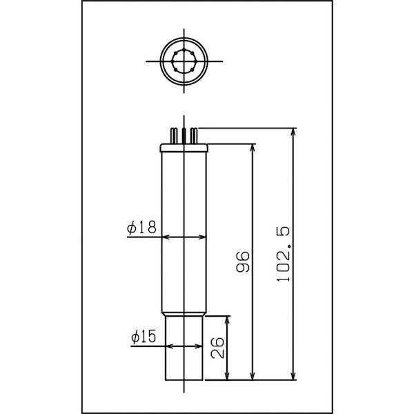 あすつく対応 「直送」 アルバック販売 WP02 ピラニ真空計測定子 φ１５ |  | 01