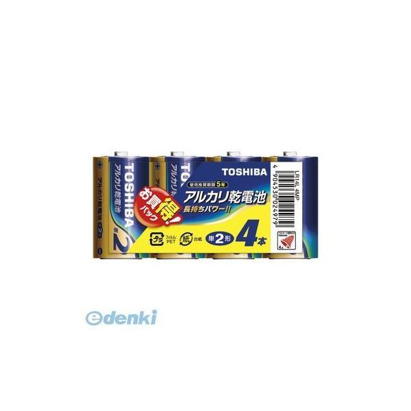 東芝 TOSHIBA LR14L 4MP アルカリ乾電池 単二 4本パック LR14L4MP | 