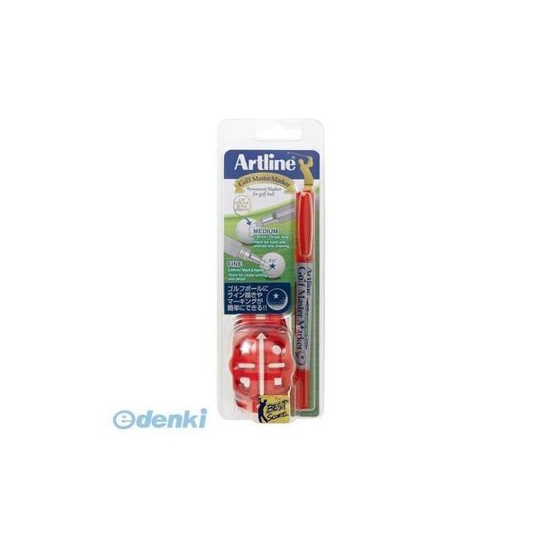 シヤチハタ  K-841TG/H-R アートライン ゴルフマスターマーカー赤 K841TG/HR ダイヤ シャチハタ | 