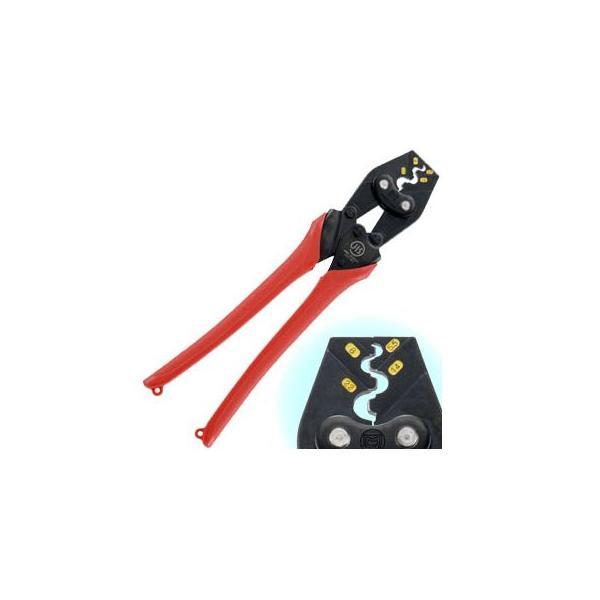 マーベル MARVEL MH-22 ハンドプレス 裸圧着端子・スリーブ用 MH22 圧着工具 電工ペンチ 切断工具 作業工具 | 