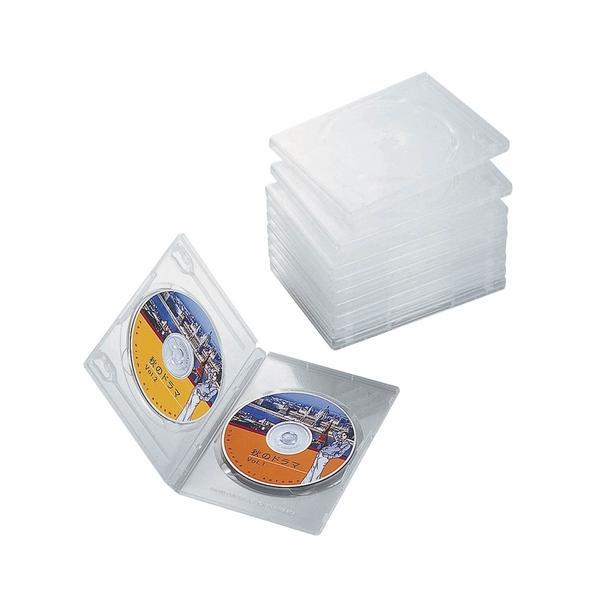 ELECOM エレコム CCD-DVD06CR DVDトールケース CCDDVD06CR | 