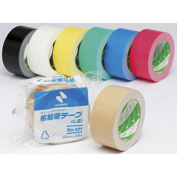 あすつく対応 「直送」 ニチバン 121-50 布粘着テープ１２１ ５０ｍｍＸ２５ｍ 12150 布粘着テープ No.121 黄土 50mm×25m |  | 01