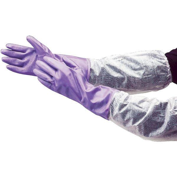 あすつく対応 「直送」 ダンロップホームプロダクツ  6360 ビニール厚手 腕カバー付 M ピンク |  | 01