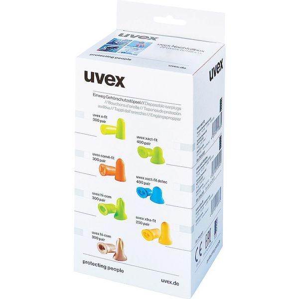 あすつく対応 「直送」 UVEX ウベックス 2124013 耳栓 エグザクトフィットディテクタブル 交換プラグ【1箱400組入】 |  | 01